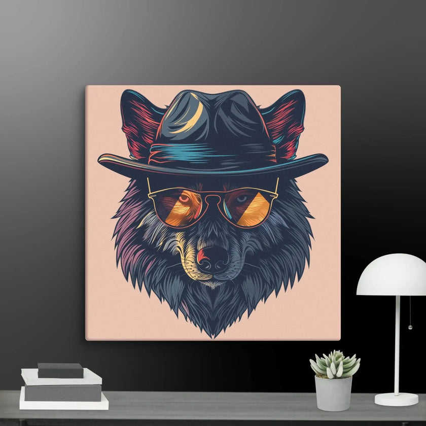 Alfa Wolf Wall Art Canvas - STYLISHOUR
