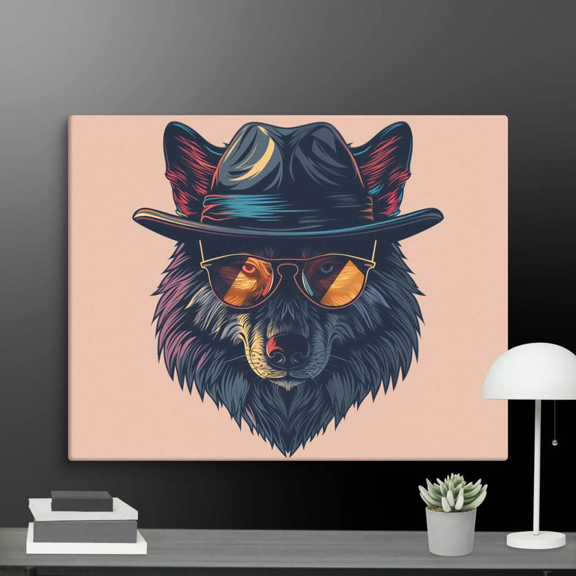 Alfa Wolf Wall Art Canvas - STYLISHOUR