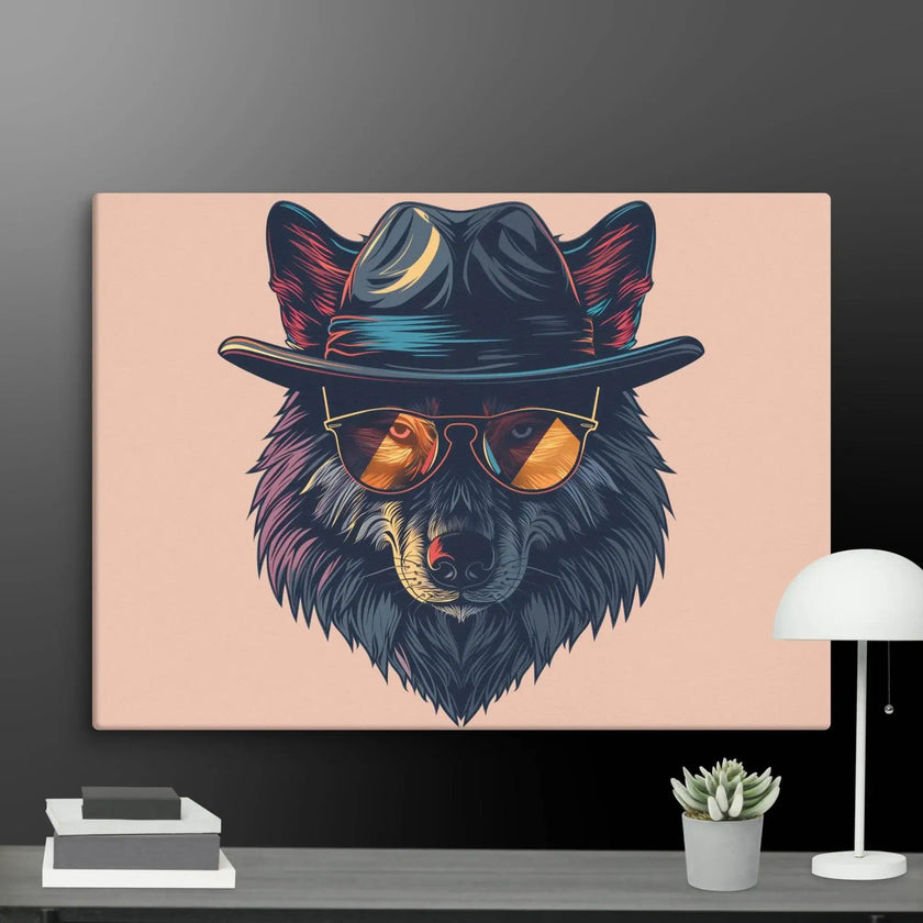 Alfa Wolf Wall Art Canvas - STYLISHOUR