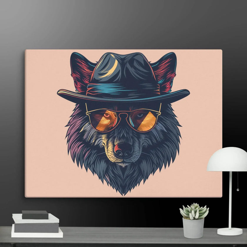 Alfa Wolf Wall Art Canvas - STYLISHOUR