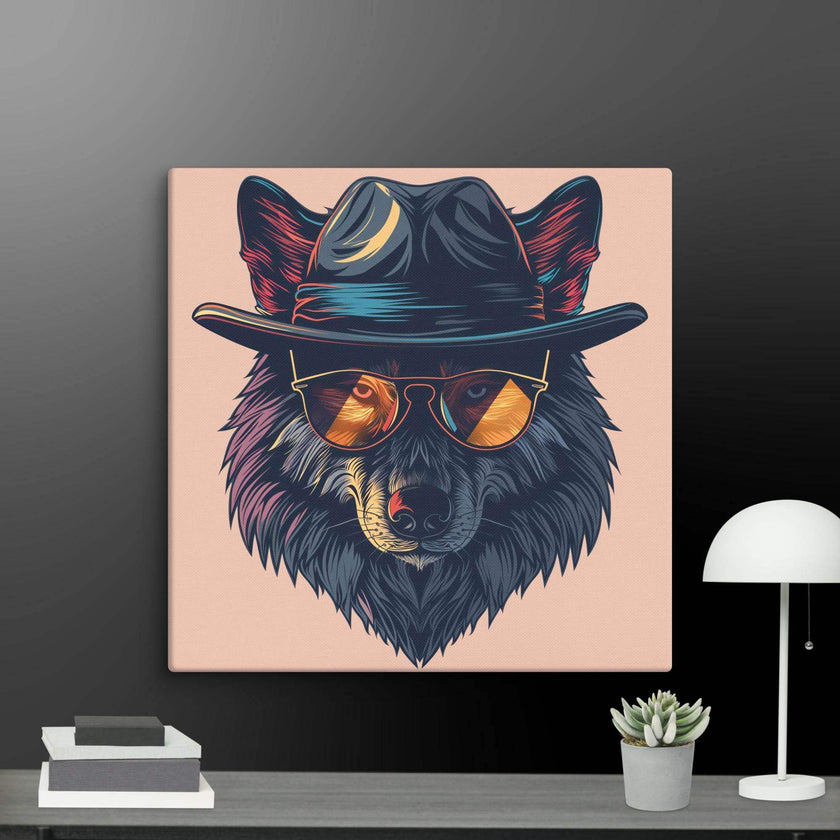 Alfa Wolf Wall Art Canvas - STYLISHOUR