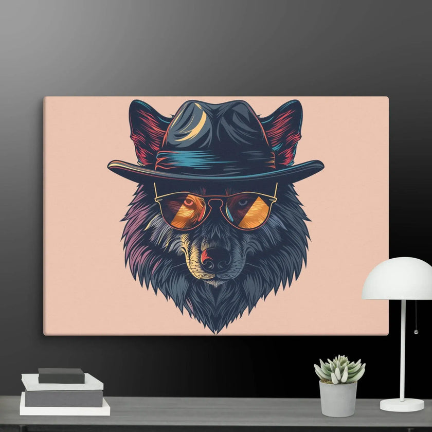 Alfa Wolf Wall Art Canvas - STYLISHOUR