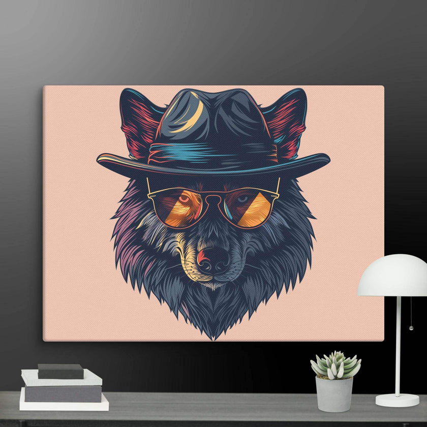 Alfa Wolf Wall Art Canvas - STYLISHOUR