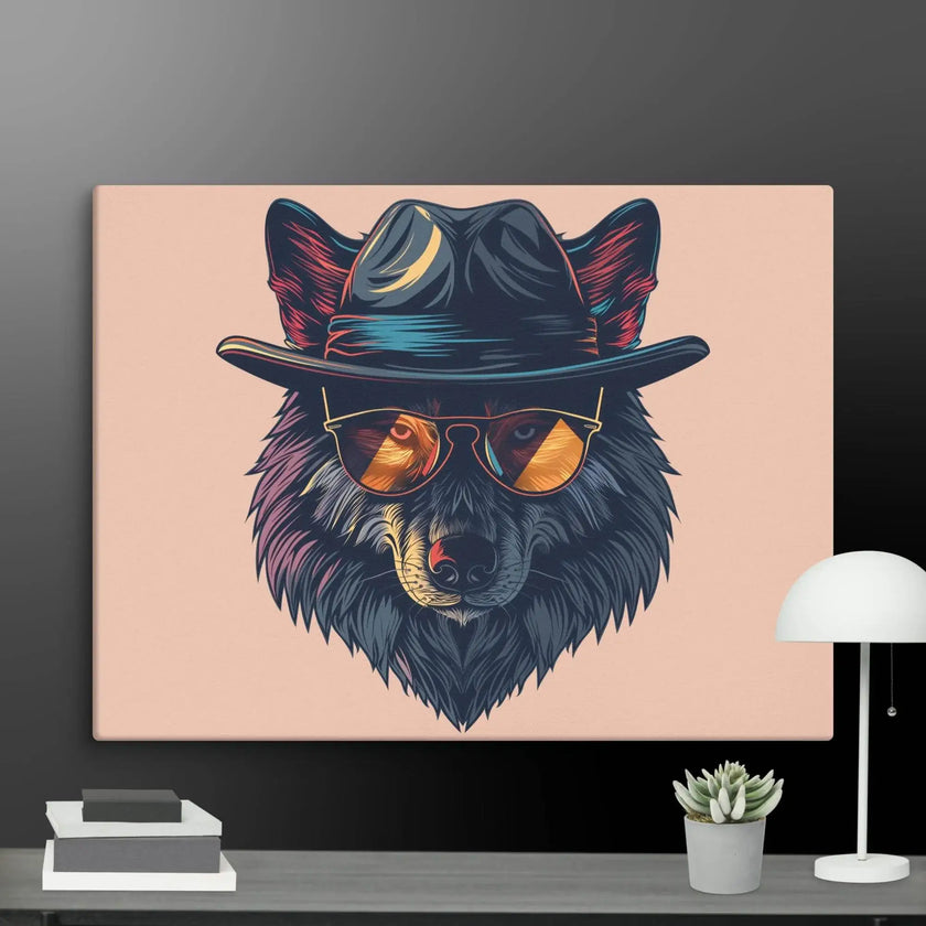 Alfa Wolf Wall Art Canvas - STYLISHOUR