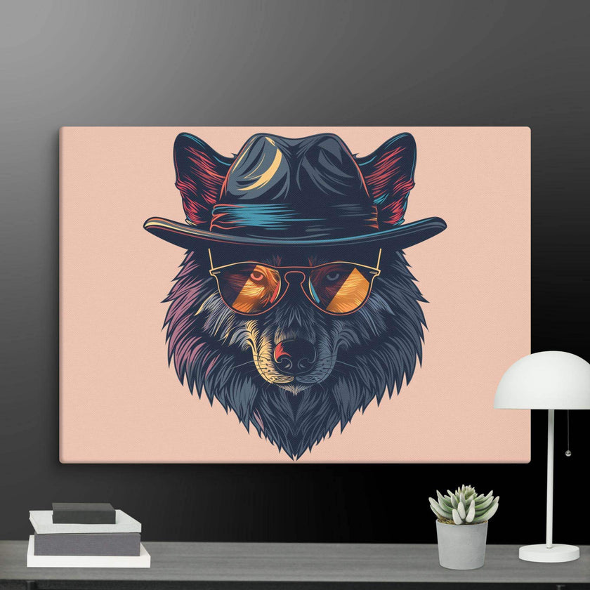 Alfa Wolf Wall Art Canvas - STYLISHOUR