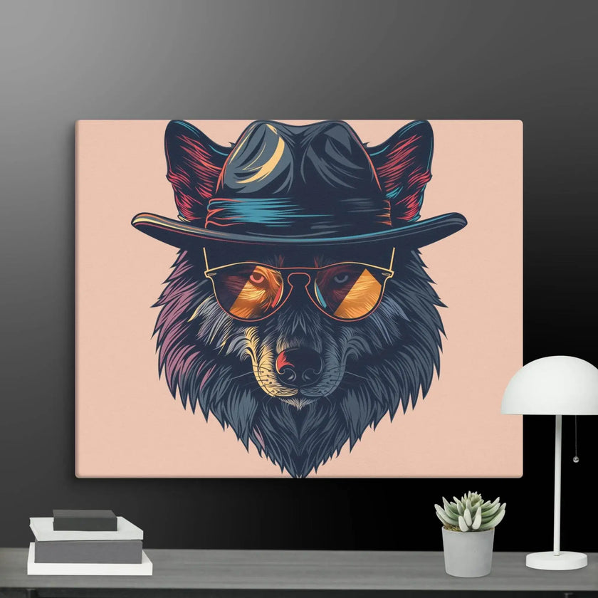 Alfa Wolf Wall Art Canvas - STYLISHOUR