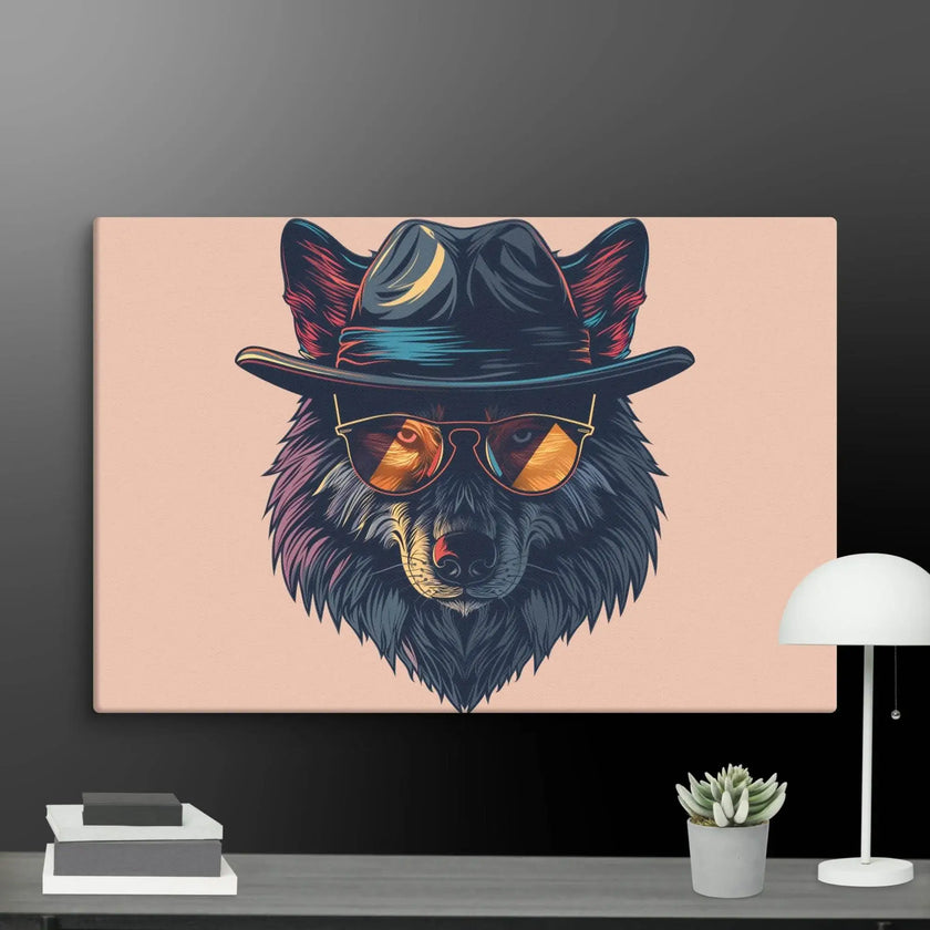 Alfa Wolf Wall Art Canvas - STYLISHOUR