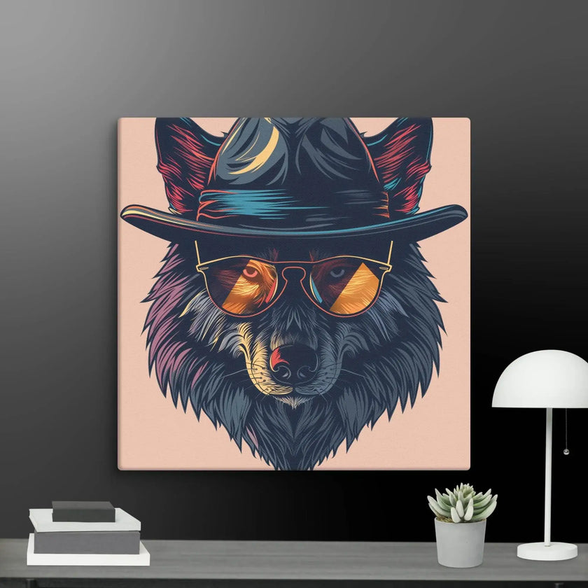 Alfa Wolf Wall Art Canvas - STYLISHOUR