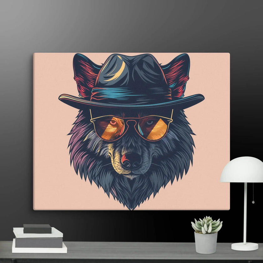 Alfa Wolf Wall Art Canvas - STYLISHOUR
