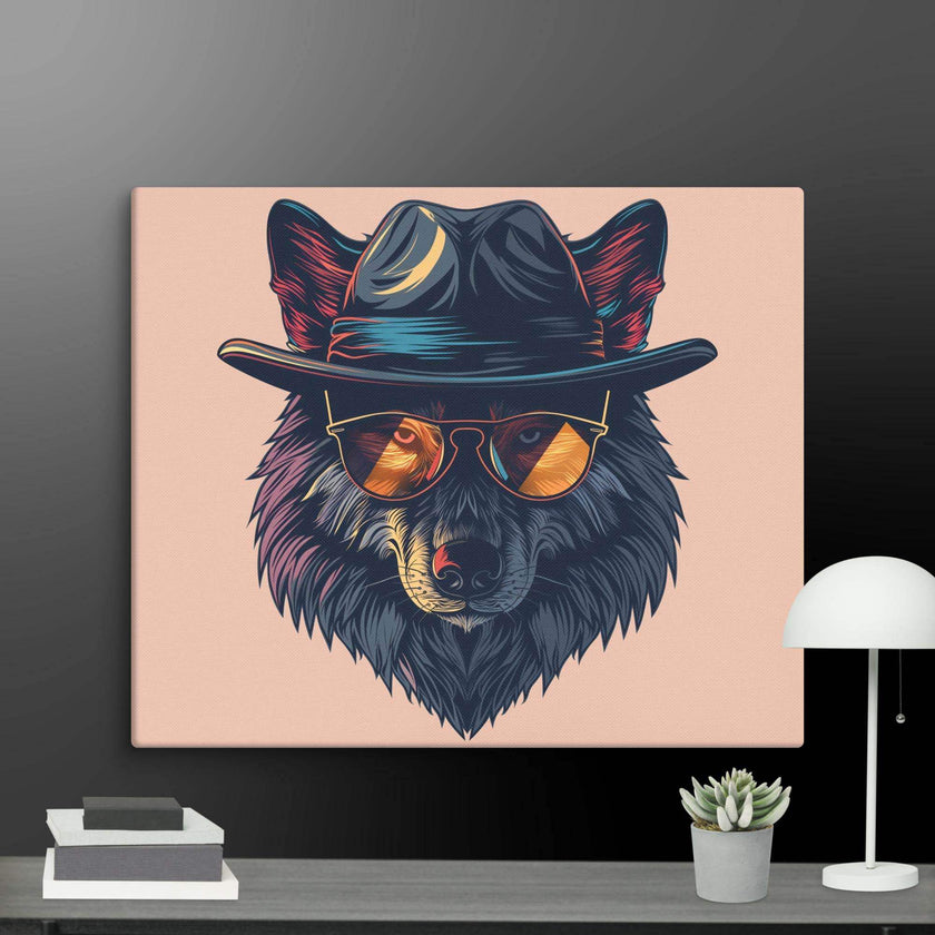 Alfa Wolf Wall Art Canvas - STYLISHOUR