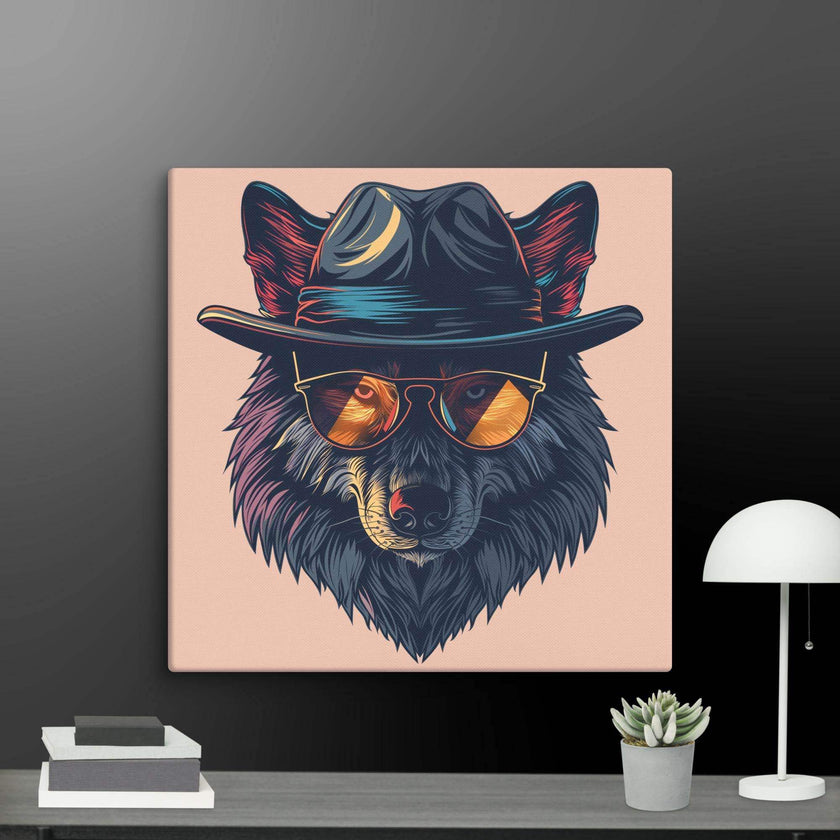 Alfa Wolf Wall Art Canvas - STYLISHOUR
