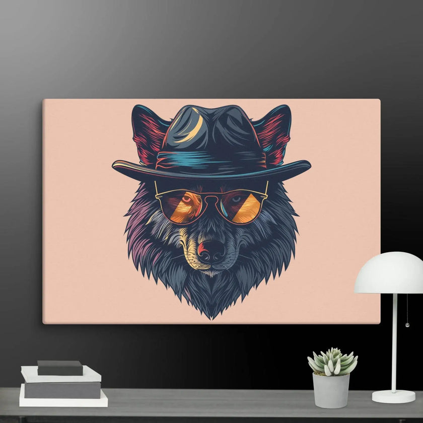 Alfa Wolf Wall Art Canvas - STYLISHOUR