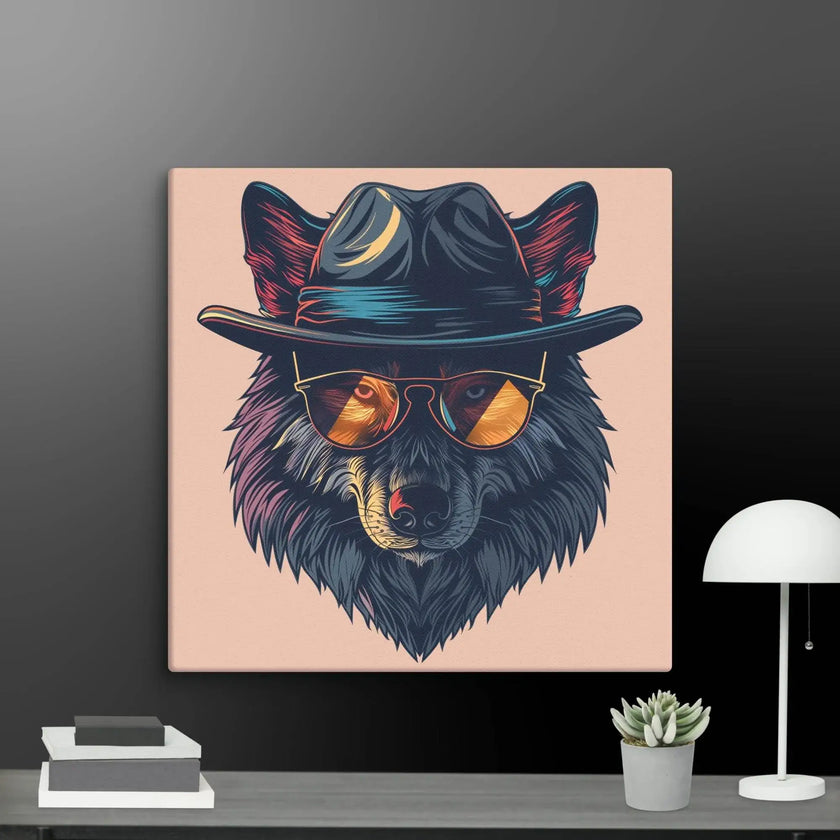 Alfa Wolf Wall Art Canvas - STYLISHOUR