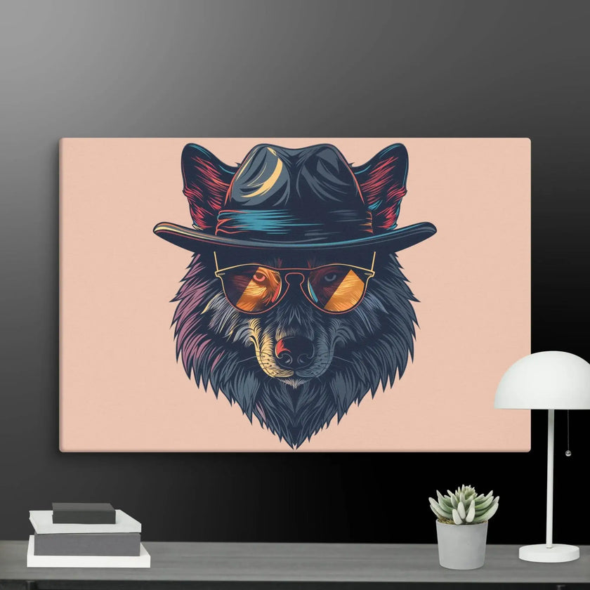 Alfa Wolf Wall Art Canvas - STYLISHOUR