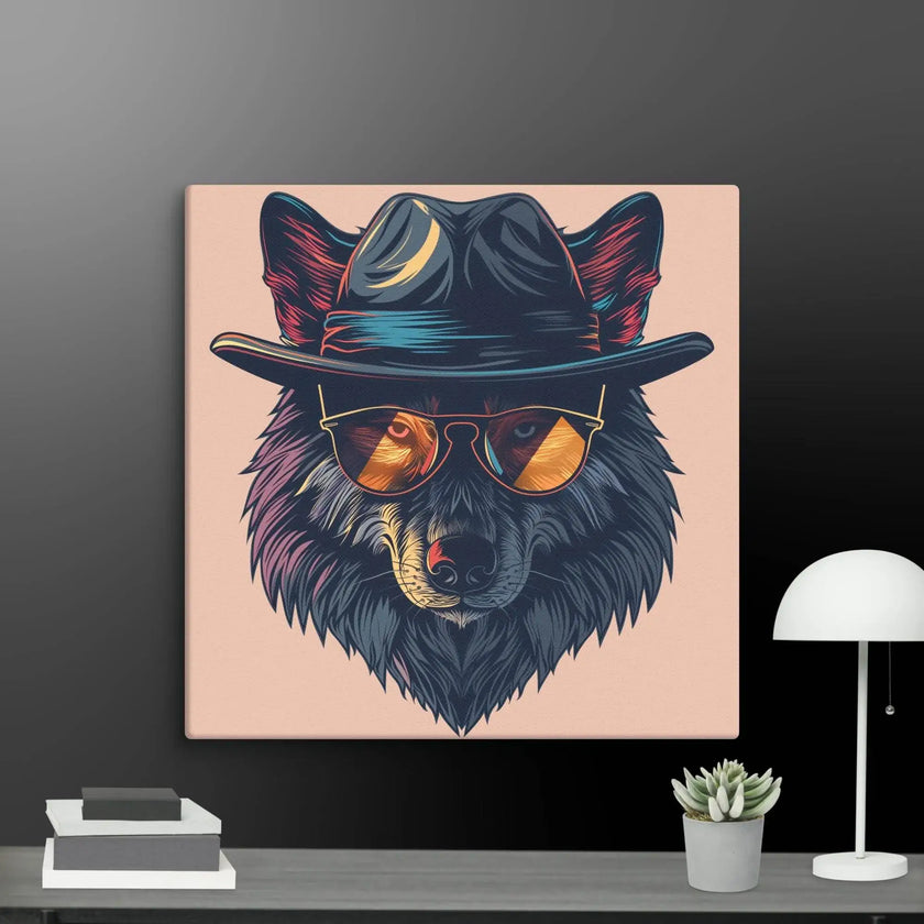 Alfa Wolf Wall Art Canvas - STYLISHOUR