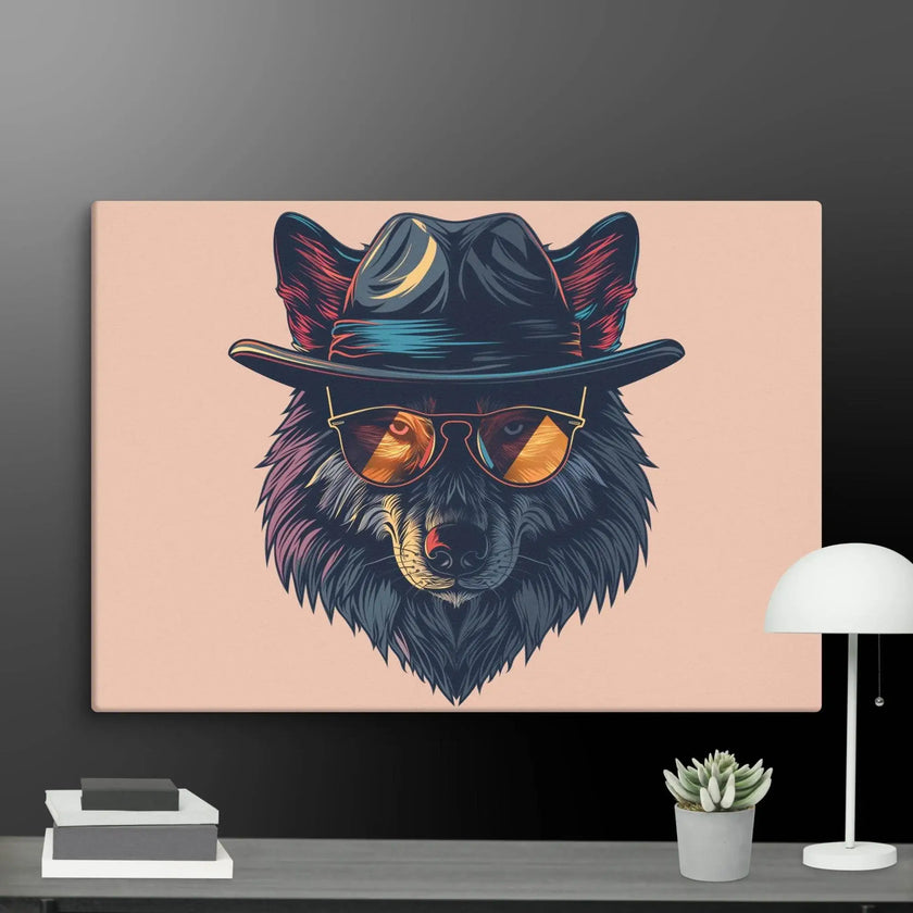 Alfa Wolf Wall Art Canvas - STYLISHOUR