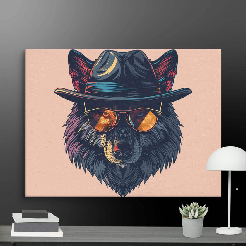 Alfa Wolf Wall Art Canvas - STYLISHOUR