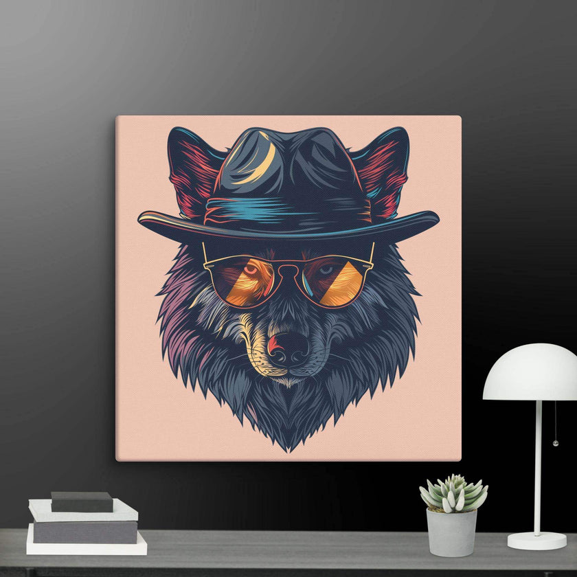 Alfa Wolf Wall Art Canvas - STYLISHOUR