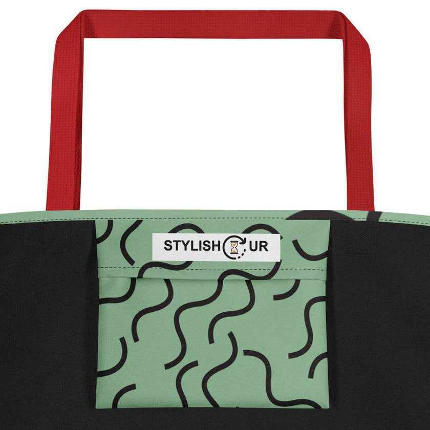 All-Over Print Large Tote Bag - STYLISHOUR