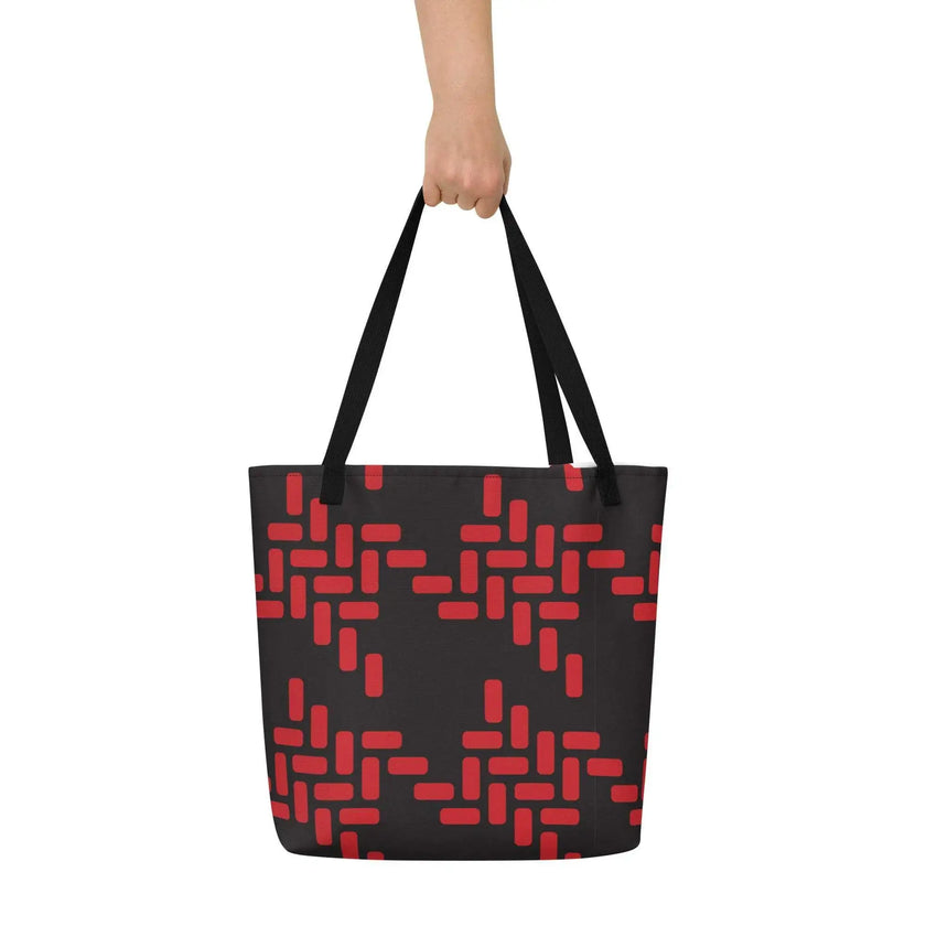 All-Over Print Large Tote Bag - STYLISHOUR