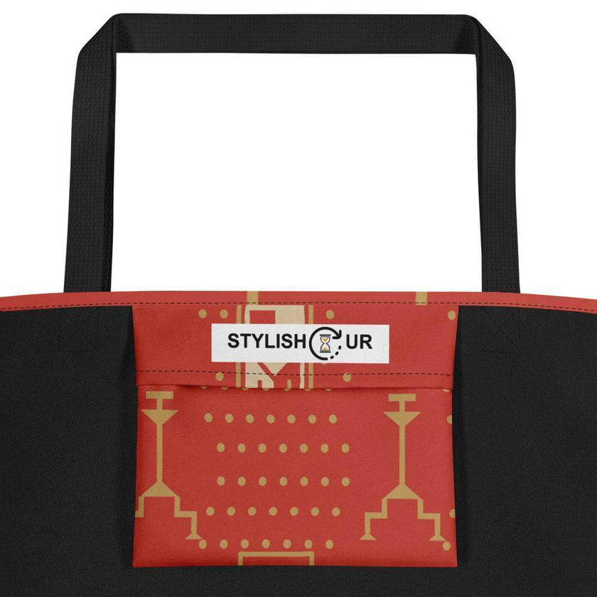 All-Over Print Large Tote Bag - STYLISHOUR