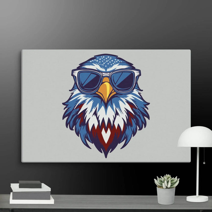 Americano Eagle Wall Art Canvas - STYLISHOUR