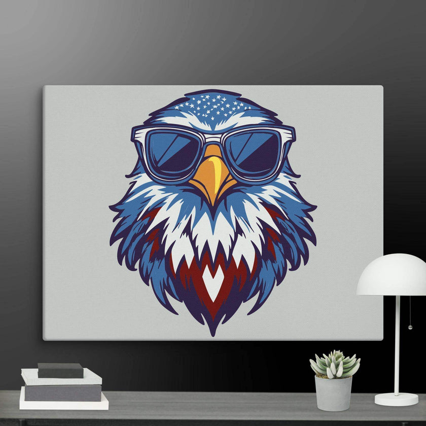 Americano Eagle Wall Art Canvas - STYLISHOUR