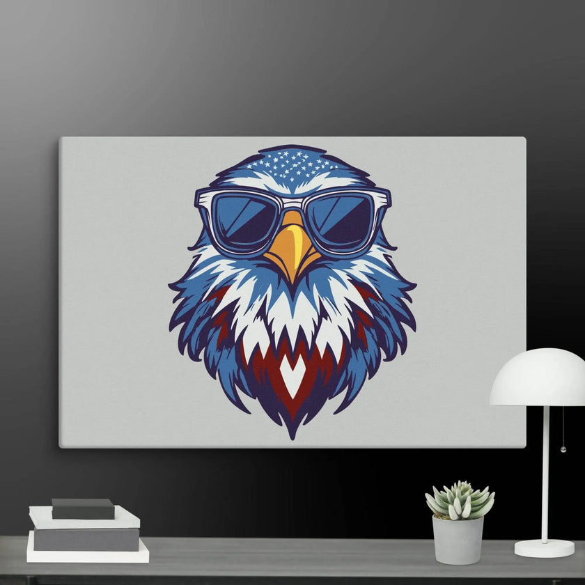 Americano Eagle Wall Art Canvas - STYLISHOUR