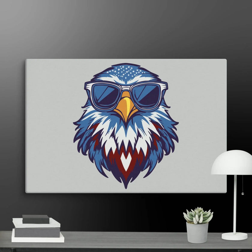 Americano Eagle Wall Art Canvas - STYLISHOUR