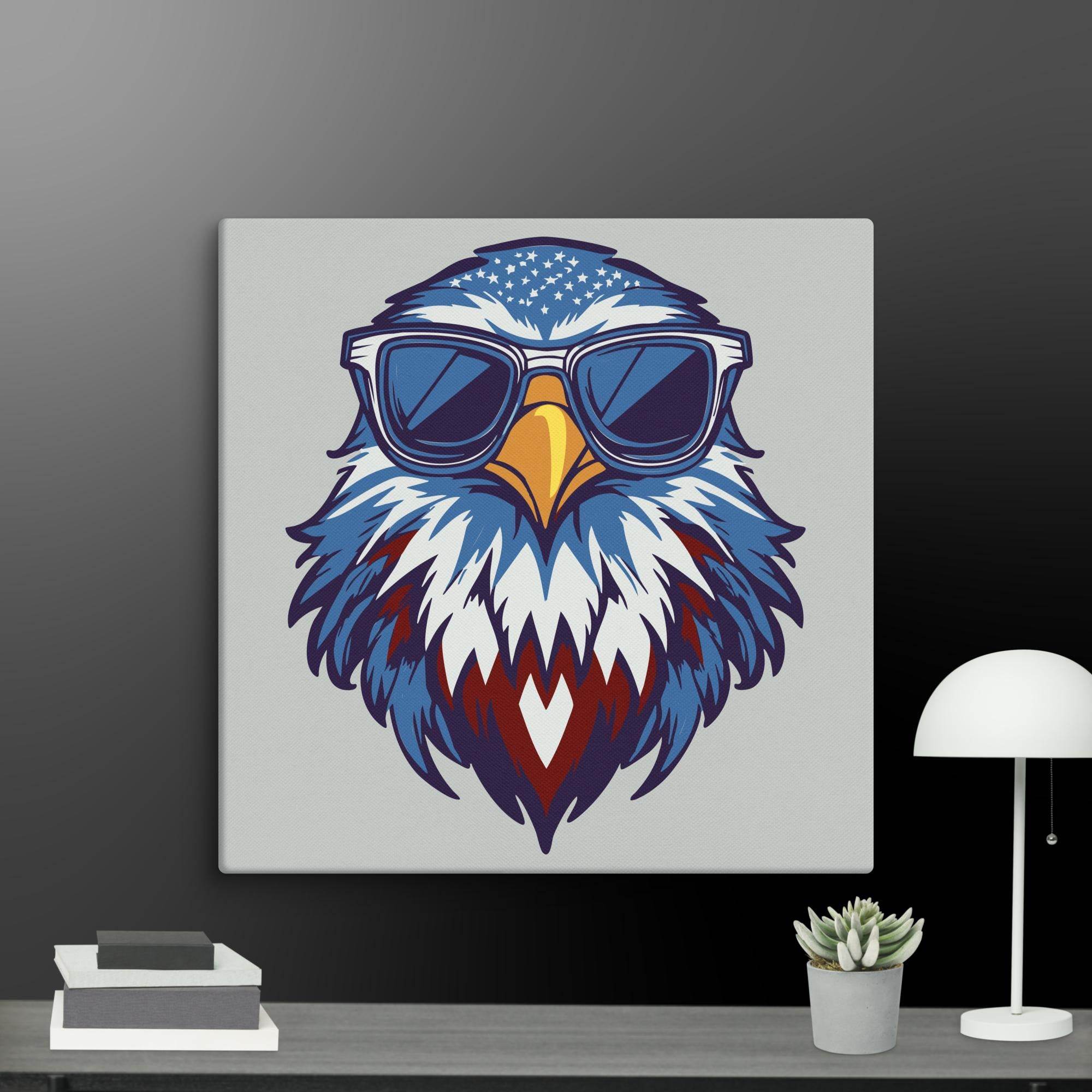 Americano Eagle Wall Art Canvas - STYLISHOUR