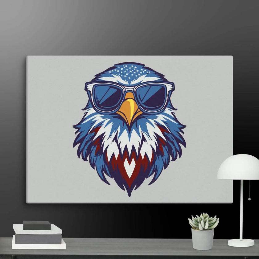 Americano Eagle Wall Art Canvas - STYLISHOUR