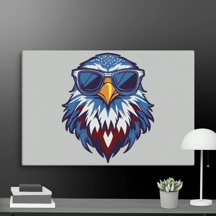 Americano Eagle Wall Art Canvas - STYLISHOUR