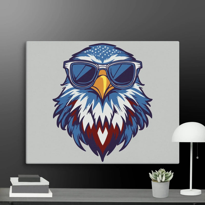 Americano Eagle Wall Art Canvas - STYLISHOUR