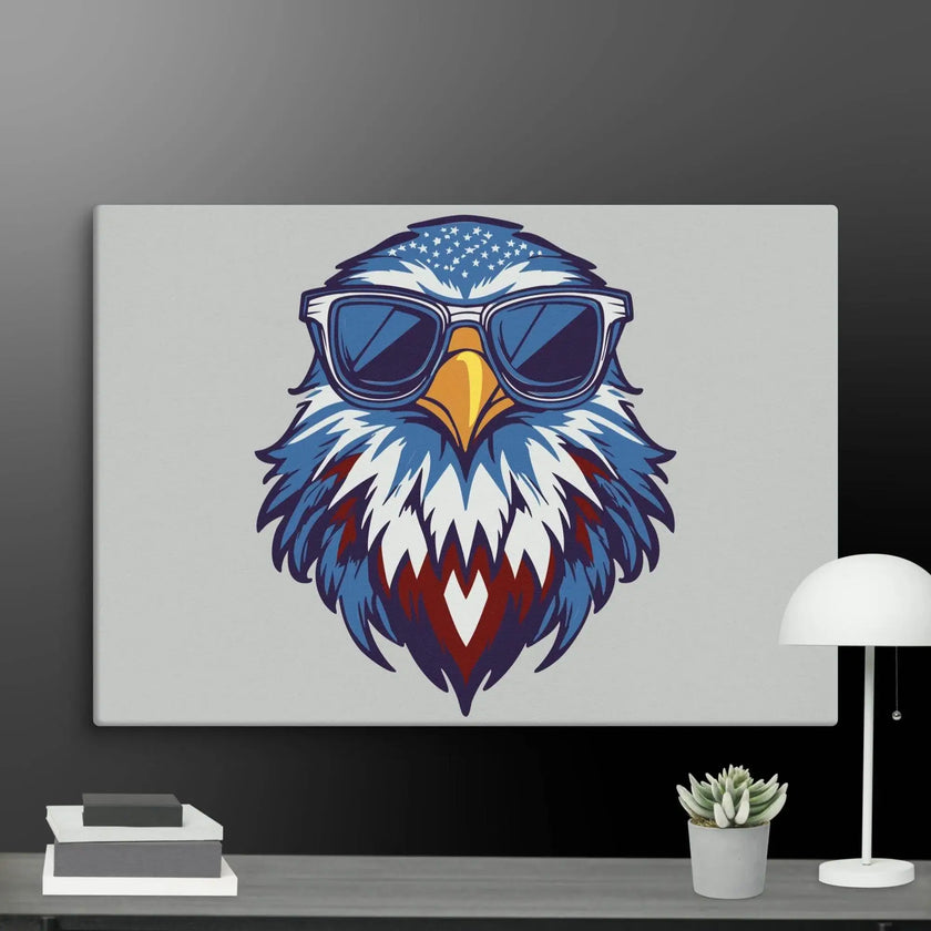 Americano Eagle Wall Art Canvas - STYLISHOUR