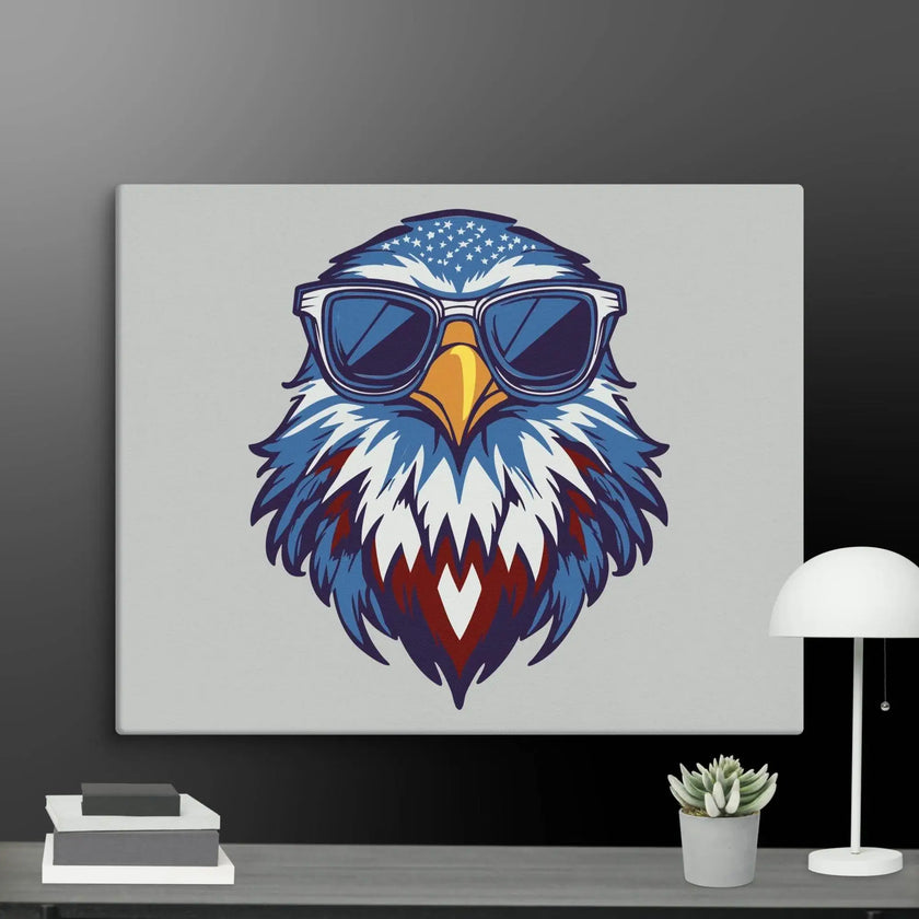 Americano Eagle Wall Art Canvas - STYLISHOUR