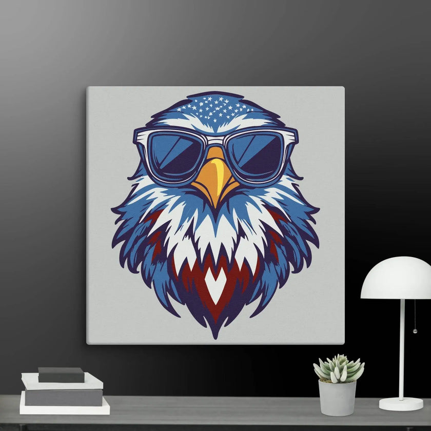 Americano Eagle Wall Art Canvas - STYLISHOUR