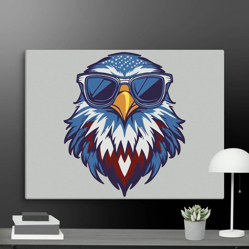 Americano Eagle Wall Art Canvas - STYLISHOUR