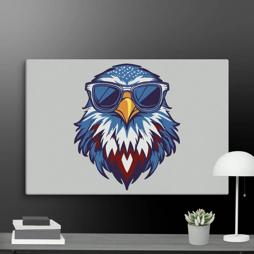 Americano Eagle Wall Art Canvas - STYLISHOUR