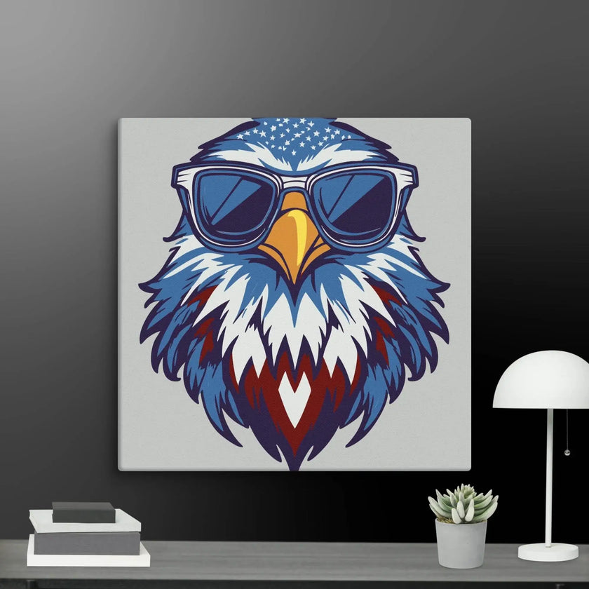 Americano Eagle Wall Art Canvas - STYLISHOUR