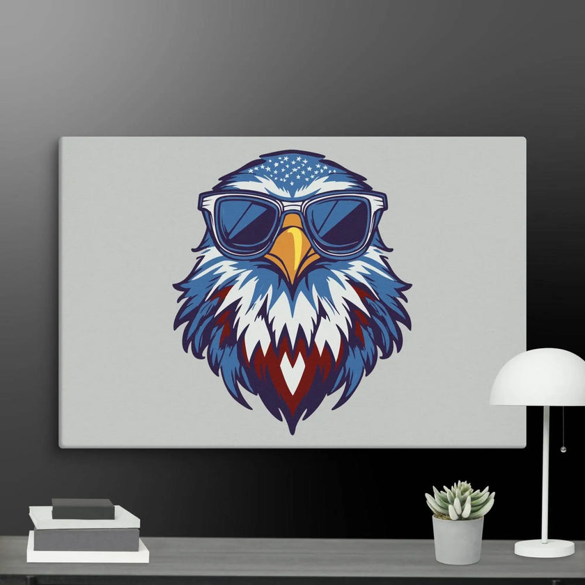 Americano Eagle Wall Art Canvas - STYLISHOUR