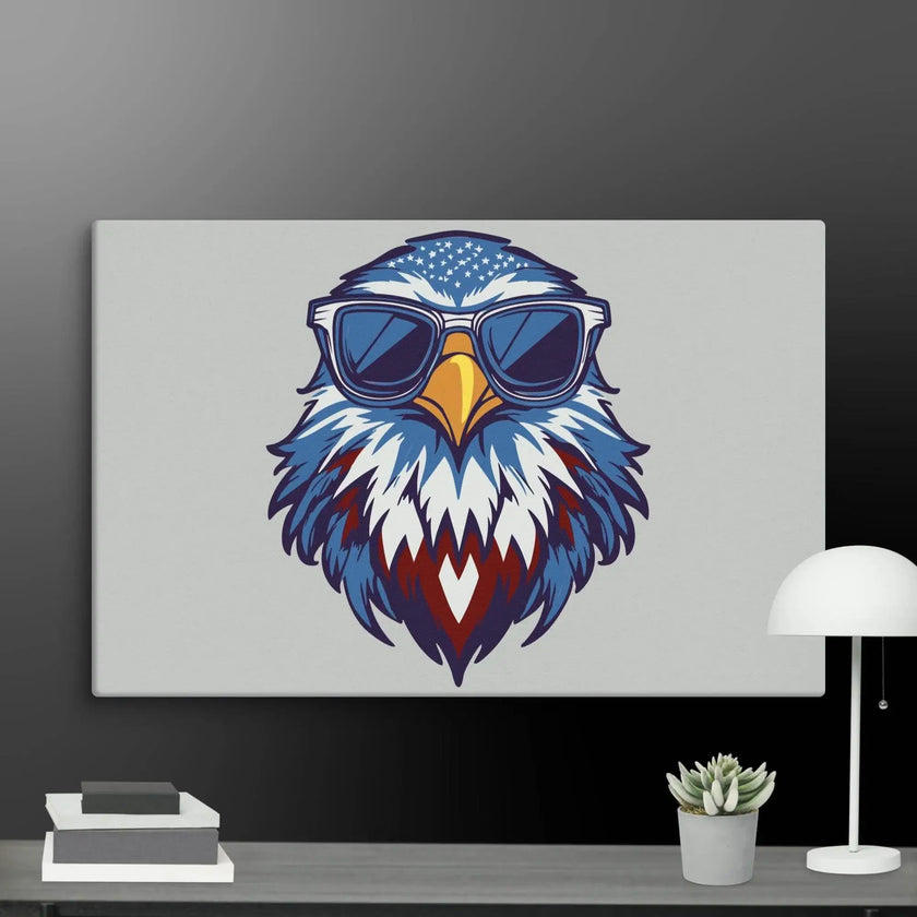Americano Eagle Wall Art Canvas - STYLISHOUR