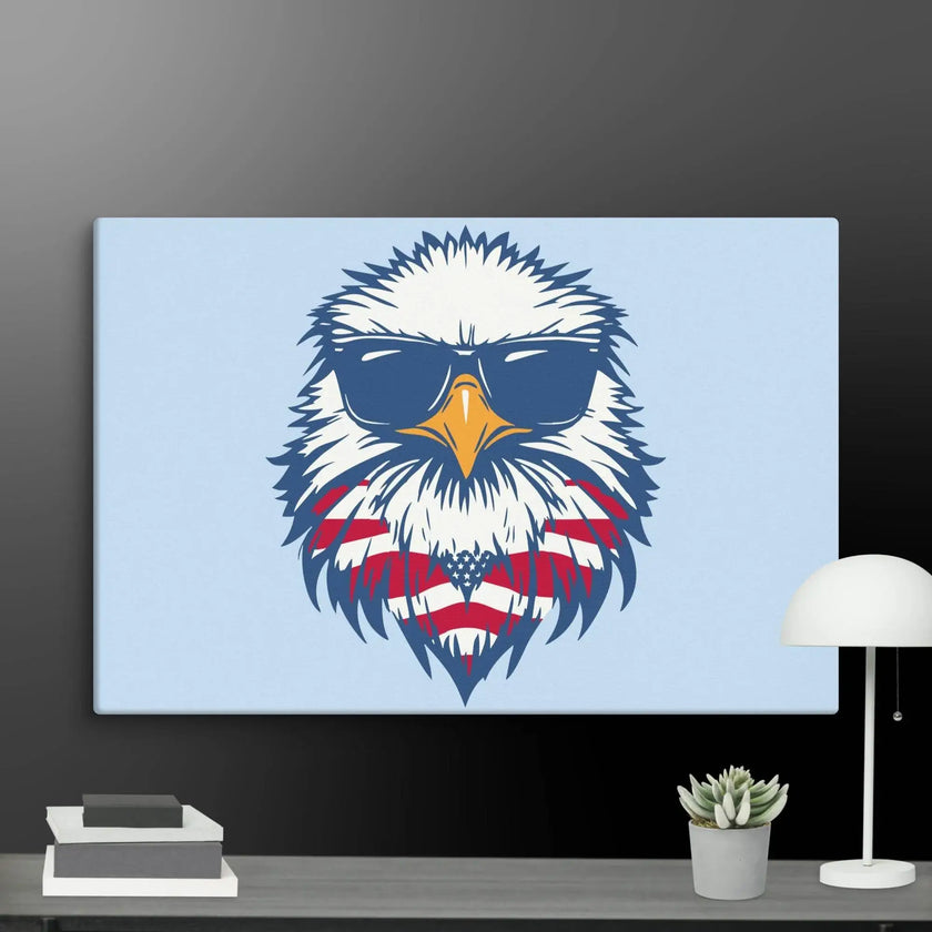 Americano Hawk Wall Art Canvas - STYLISHOUR