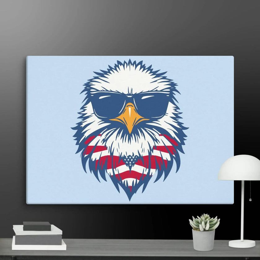 Americano Hawk Wall Art Canvas - STYLISHOUR