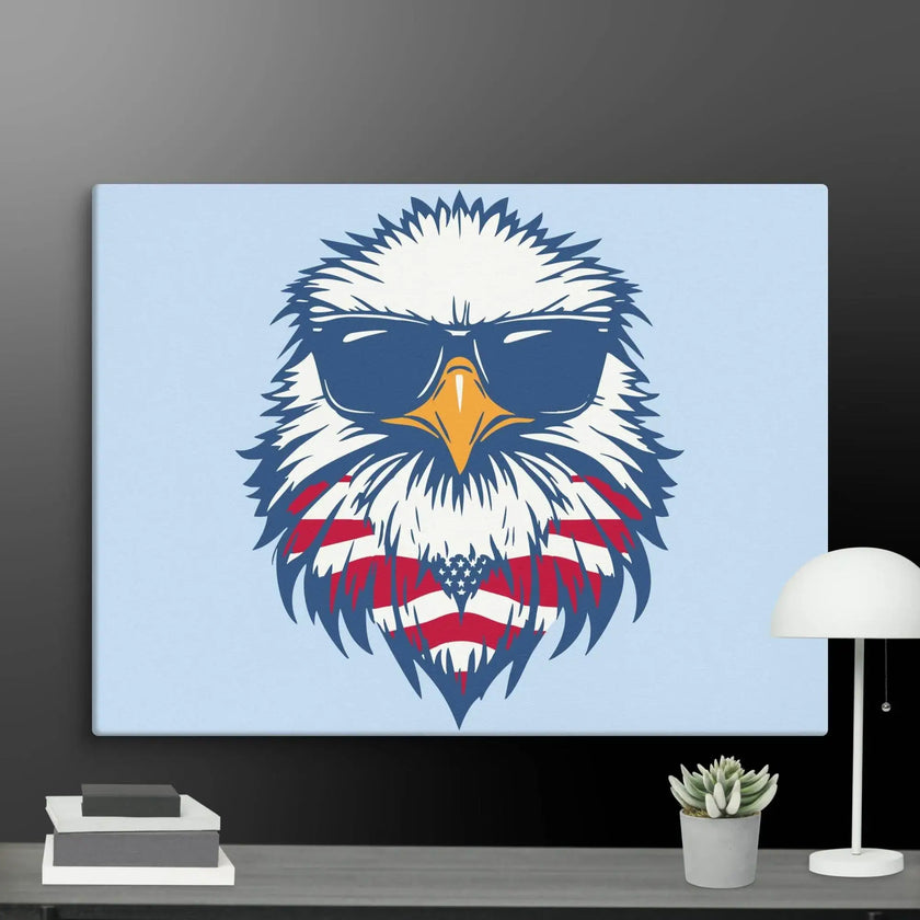 Americano Hawk Wall Art Canvas - STYLISHOUR