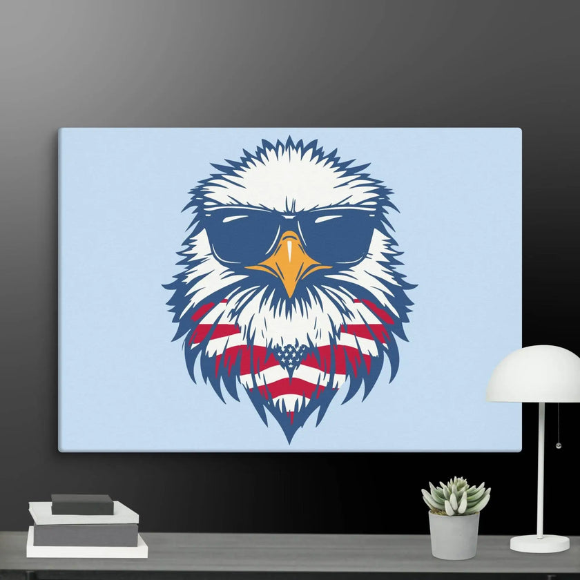 Americano Hawk Wall Art Canvas - STYLISHOUR