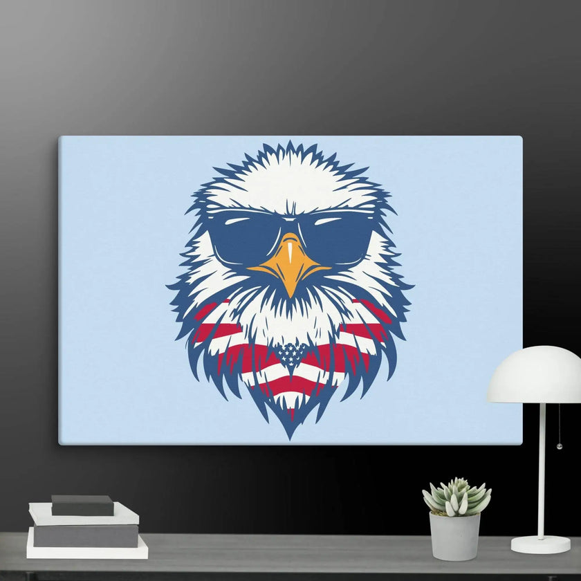 Americano Hawk Wall Art Canvas - STYLISHOUR
