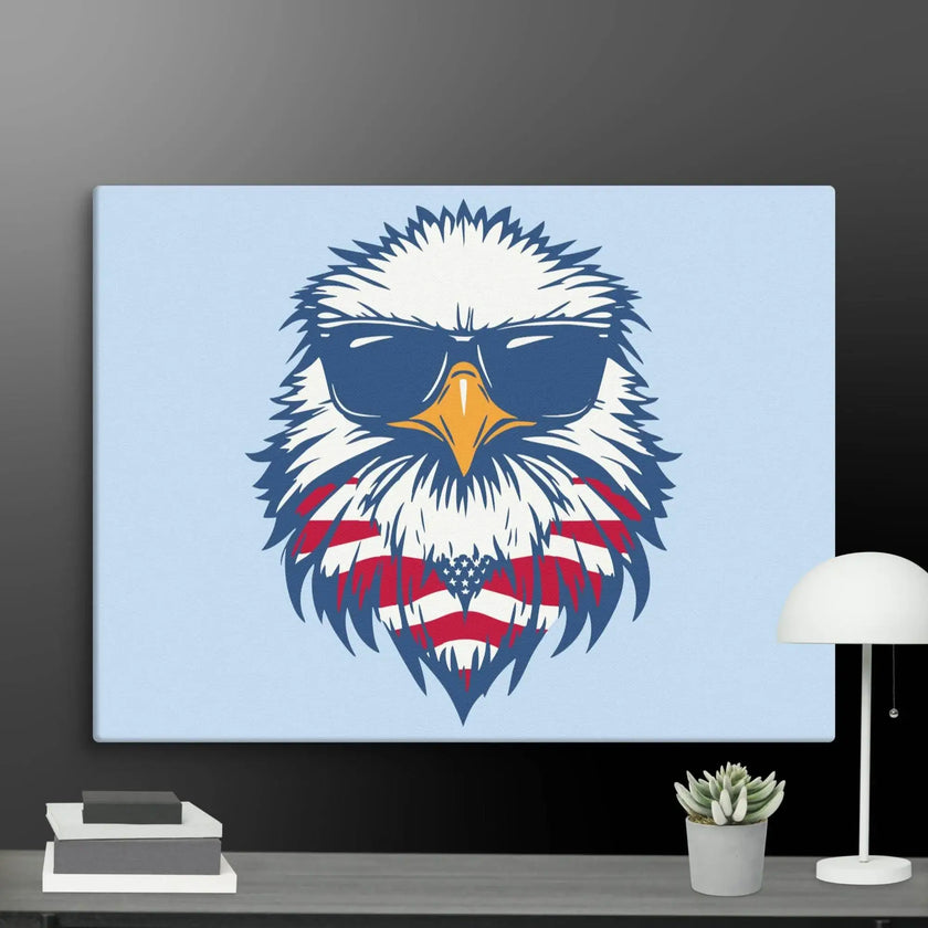 Americano Hawk Wall Art Canvas - STYLISHOUR