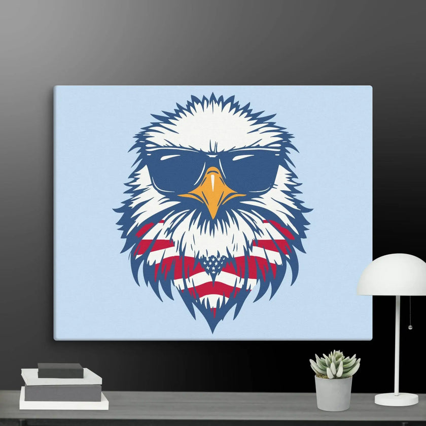 Americano Hawk Wall Art Canvas - STYLISHOUR