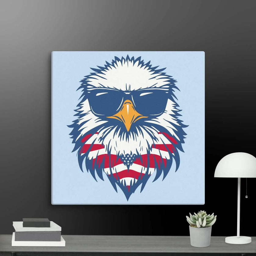 Americano Hawk Wall Art Canvas - STYLISHOUR