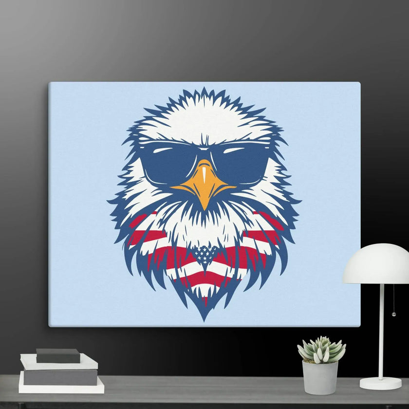 Americano Hawk Wall Art Canvas - STYLISHOUR